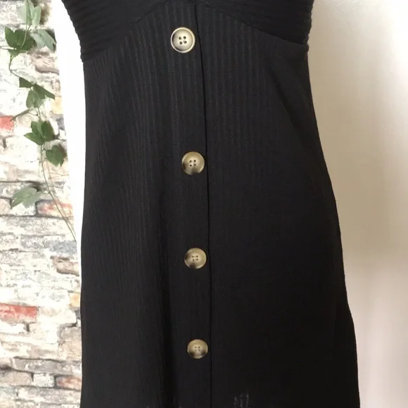 Cotton On Teagan Tie Front Black Mini Dress Sz XS - Picture 9 of 12